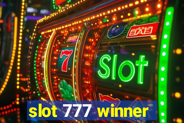 slot 777 winner