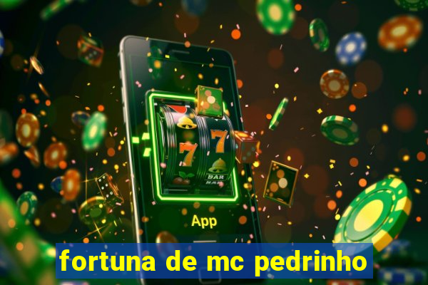 fortuna de mc pedrinho