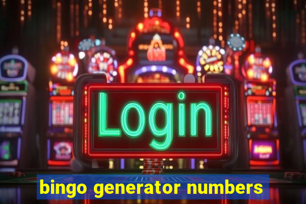 bingo generator numbers