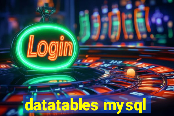 datatables mysql