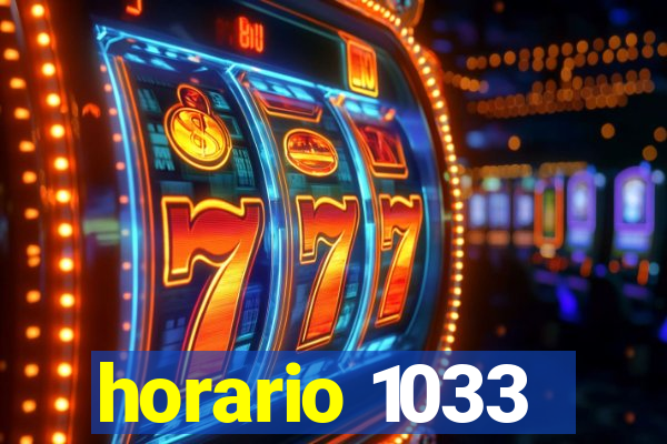 horario 1033