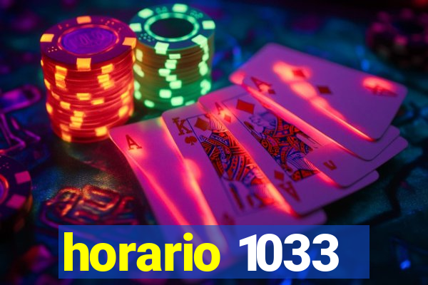 horario 1033