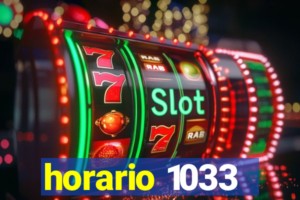 horario 1033