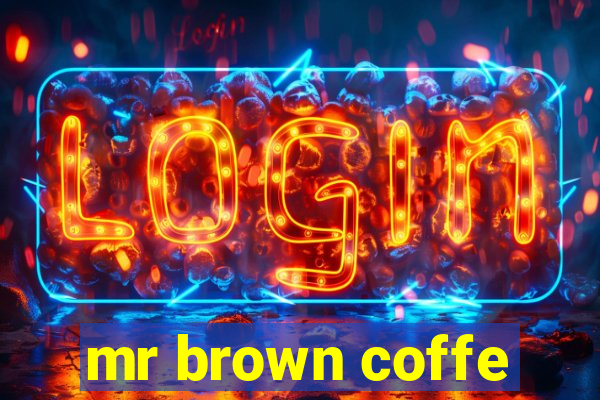 mr brown coffe