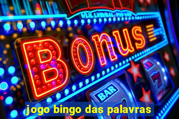 jogo bingo das palavras