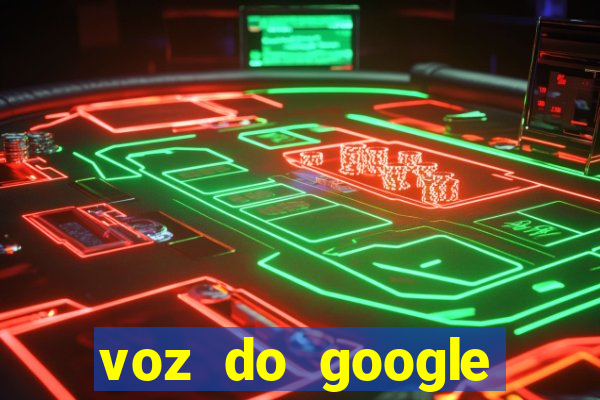 voz do google tradutor homem