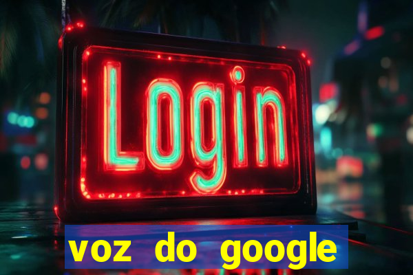 voz do google tradutor homem