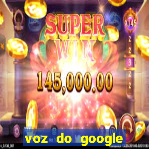 voz do google tradutor homem