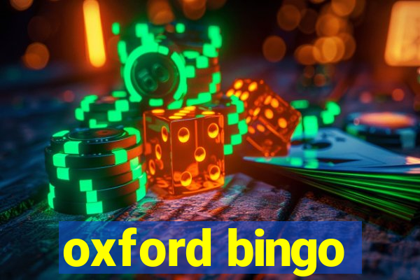 oxford bingo