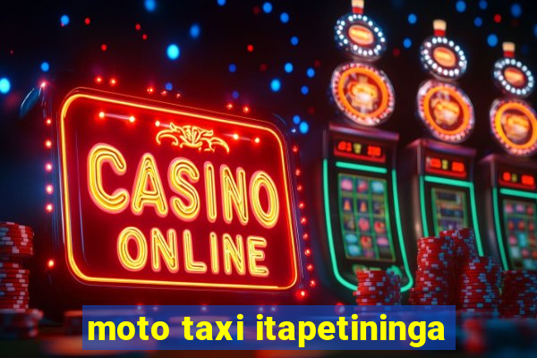 moto taxi itapetininga