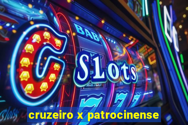 cruzeiro x patrocinense