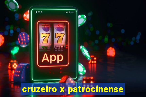 cruzeiro x patrocinense