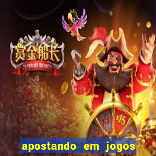 apostando em jogos de futebol