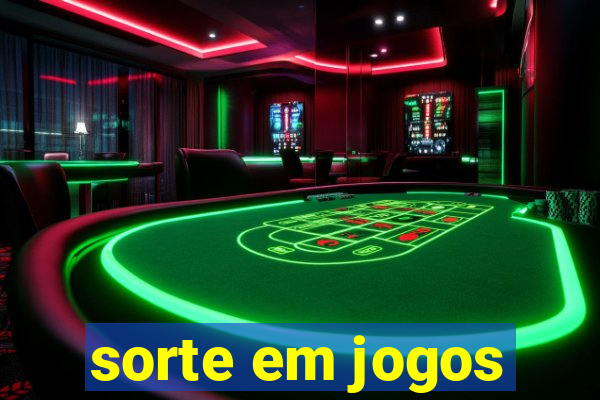 sorte em jogos