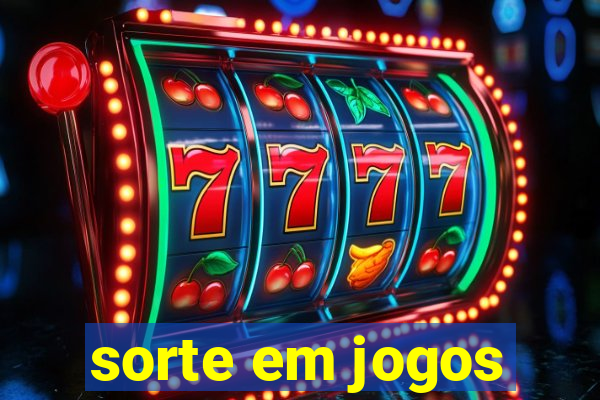 sorte em jogos