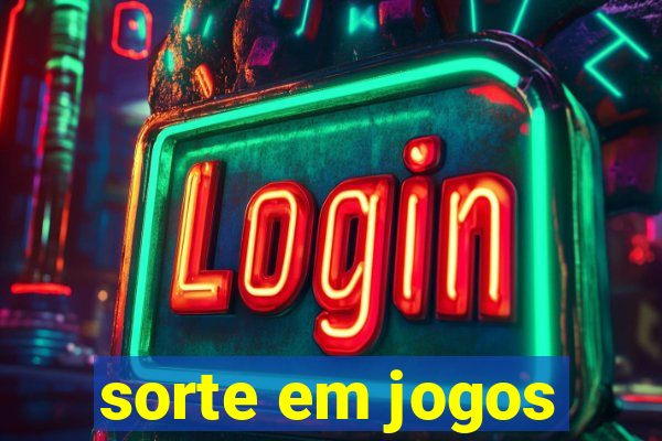 sorte em jogos