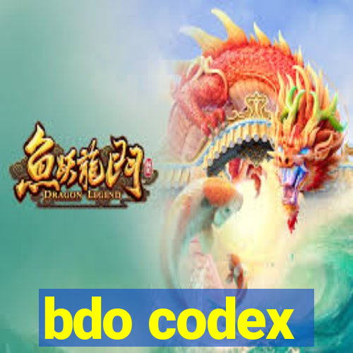 bdo codex