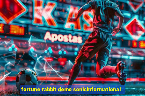 fortune rabbit demo sonicInformational