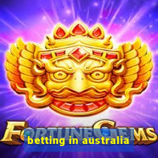 betting in australia