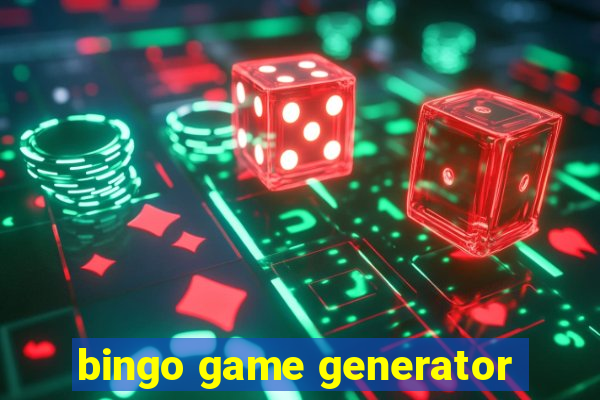 bingo game generator