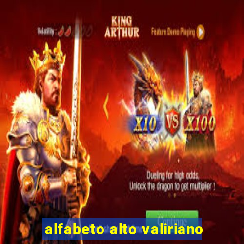 alfabeto alto valiriano