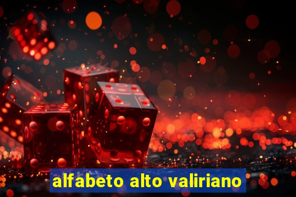 alfabeto alto valiriano