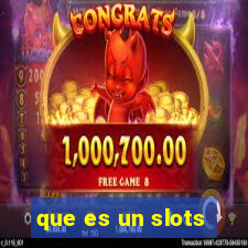 que es un slots