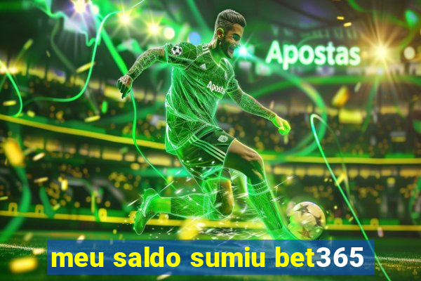 meu saldo sumiu bet365