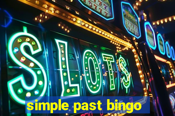 simple past bingo