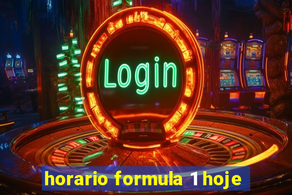 horario formula 1 hoje