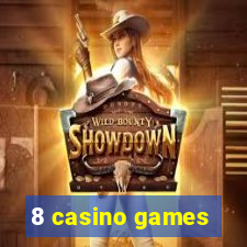 8 casino games