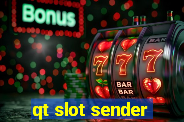 qt slot sender