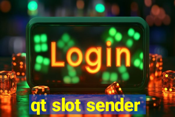 qt slot sender