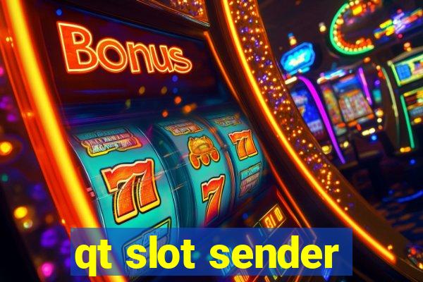 qt slot sender