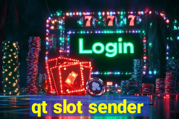 qt slot sender