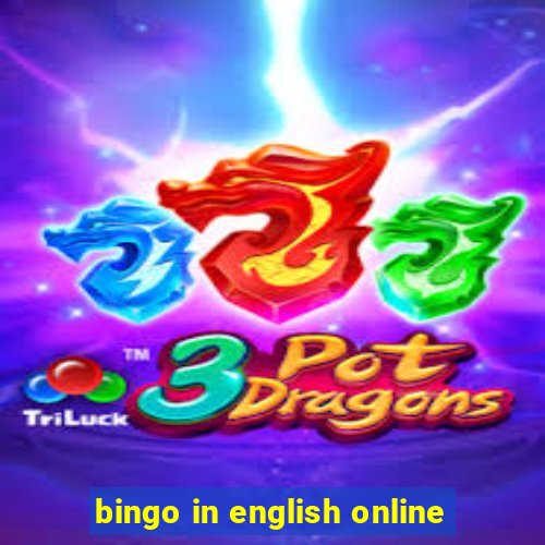 bingo in english online