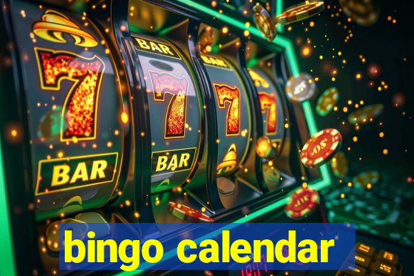 bingo calendar