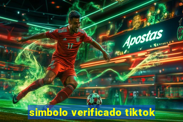 simbolo verificado tiktok