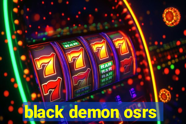 black demon osrs