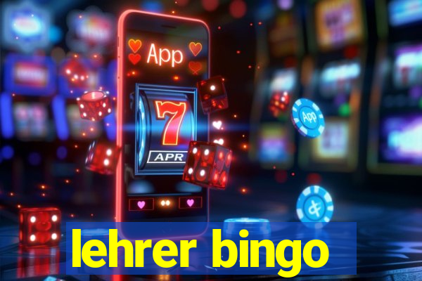 lehrer bingo