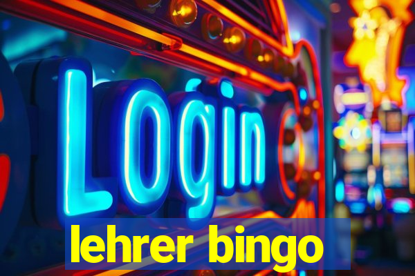 lehrer bingo