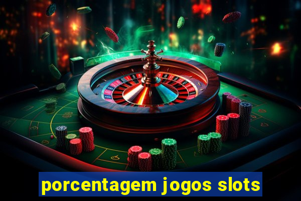 porcentagem jogos slots