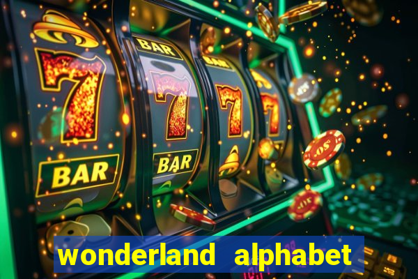 wonderland alphabet comic studio