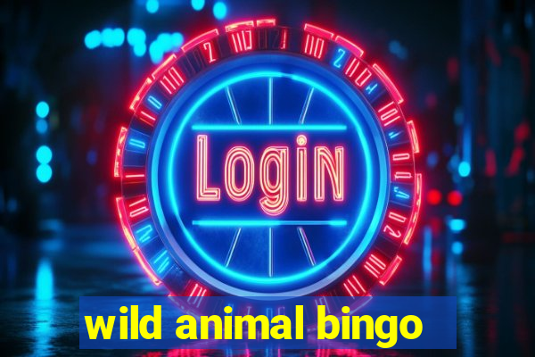 wild animal bingo