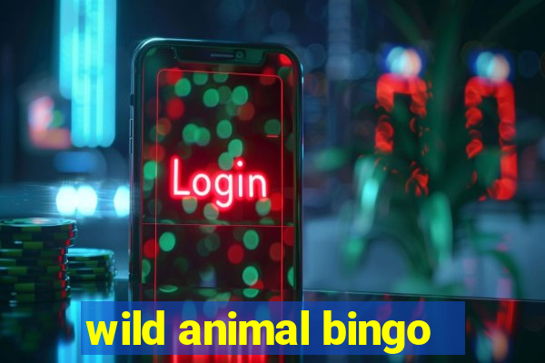 wild animal bingo