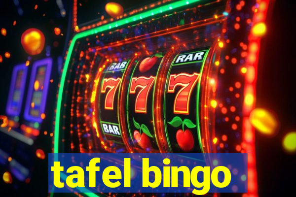 tafel bingo