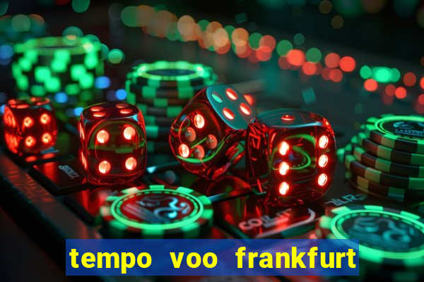 tempo voo frankfurt sao paulo