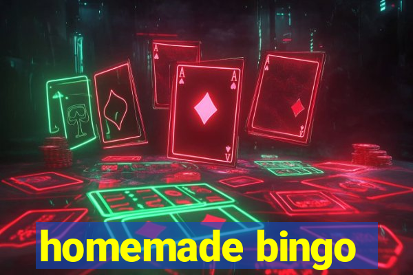 homemade bingo