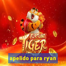 apelido para ryan