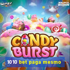 1010 bet paga mesmo